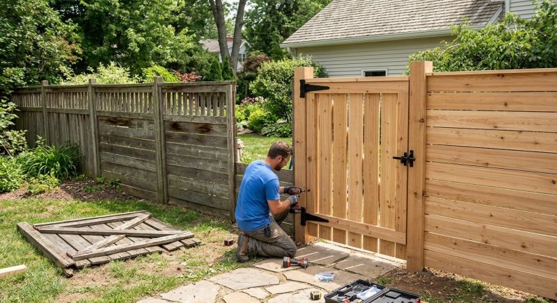 Metal Fence Installation Service