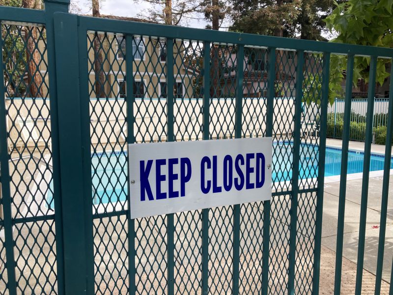 Pool Gate Installation detail